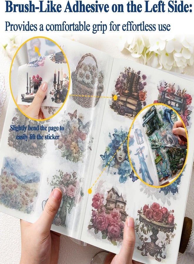 SAMVARDHAN The Ground Series PET Scrapbook Stickers Book - 80 Sheets Washi Sticker Set for Journaling, Ephemera,Scrapbooking & DIY Crafts, Pack of 4 - Image 4